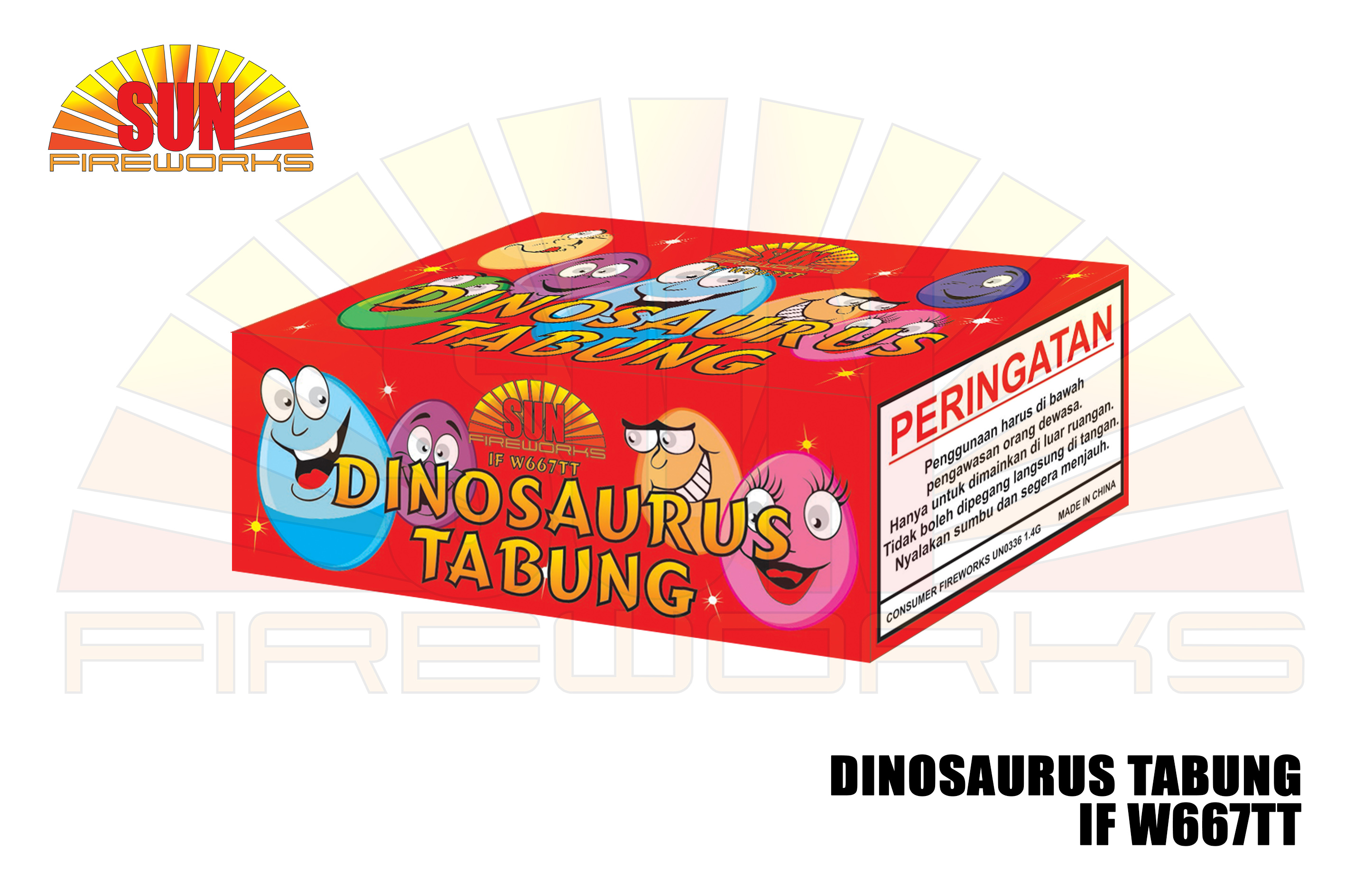 DINOSAURUS TABUNG IF W667TT